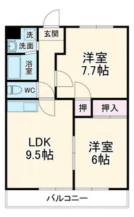 プルミエ【4階】の間取り