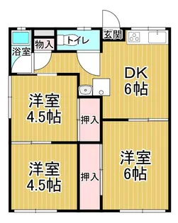 グリーンハイツ【2階】の間取り
