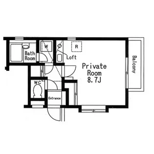 ヴィラルージュ清和【3階】の間取り