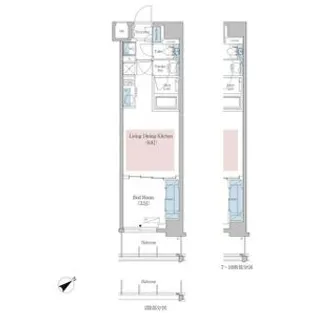 アーバネックス早稲田【6階】の間取り