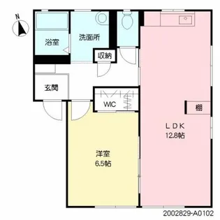 1LDKの間取り画像