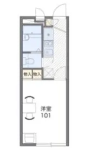 レオパレスサンピュアI(26198)【1階】の間取り