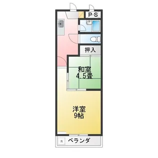 新日ビル豊明マンション【9階】の間取り