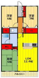 ジェンティール川口【8階】の間取り
