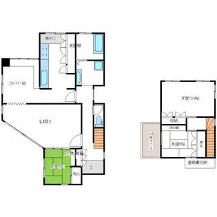熊本県合志市幾久富【一戸建】の間取り