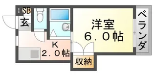 テラスパーク吹田【2階】の間取り