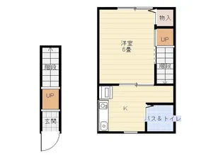 1Kの間取り画像