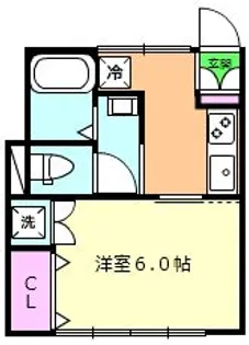 フォレステ碑文谷【1階】の間取り