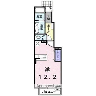 グリーン・ビュー千寿【1階】の間取り