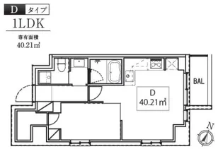 OZIO両国II【6階】の間取り