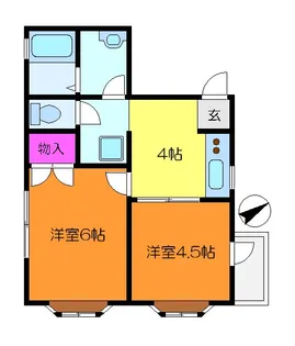 丸惣ビル【2階】の間取り