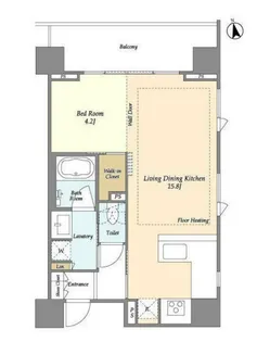 Mトリアノン【6階】の間取り