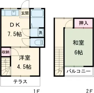 栃木県宇都宮市中一の沢町【一戸建】の間取り