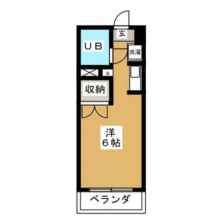 コーポオアシス【3階】の間取り