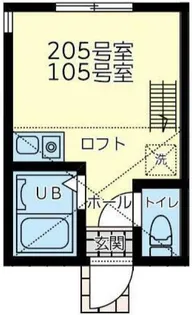 セレシア横浜反町【2階】の間取り