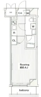 スプレスター王子【5階】の間取り