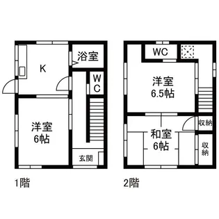 東京都江東区大島7【一戸建】の間取り
