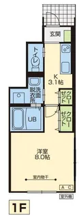 grand claire(グランクレール)A棟【1階】の間取り