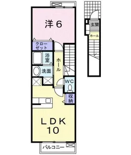 アイ フラット【2階】の間取り