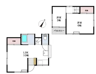 埼玉県所沢市西狭山ケ丘1【一戸建】の間取り