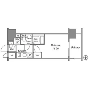 エスリード京橋桜ノ宮公園【3階】の間取り