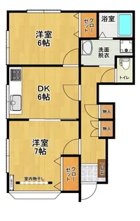 エクセルヴィレッジ【1階】の間取り