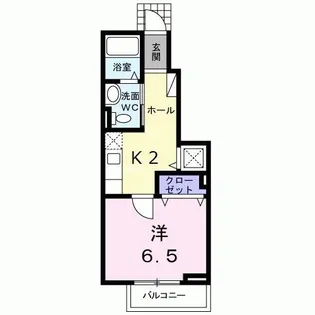 マハロ【1階】の間取り