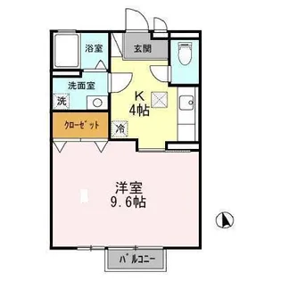 メゾン・ド・プランドール【1階】の間取り