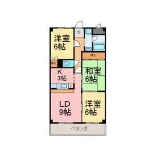 ザ・スローン【2階】の間取り