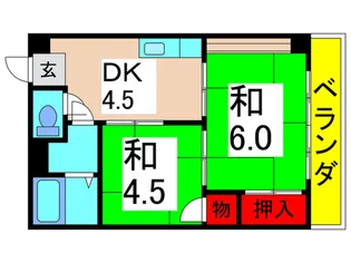 小宮ハイツ2【3階】の間取り