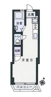 東京都渋谷区神泉町【マンション】の間取り