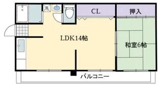 波賀ハイツ【3階】の間取り