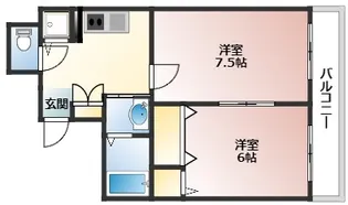 観音町ビル【5階】の間取り