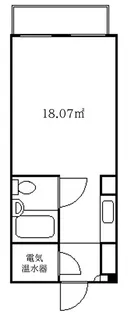 朝日虎ノ門マンション【6階】の間取り