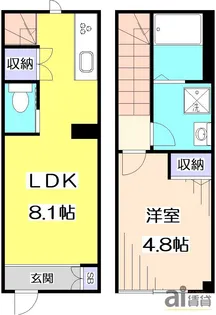 東京都練馬区西大泉3【アパート】の間取り