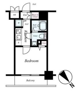 ステージグランデ茗荷谷【10階】の間取り