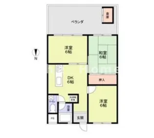 東京都杉並区井草1【マンション】の間取り