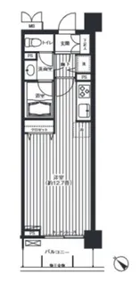 カナーリス月島【7階】の間取り