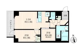 「防音マンション」GRAN PASEO 上野御徒町【10階】の間取り