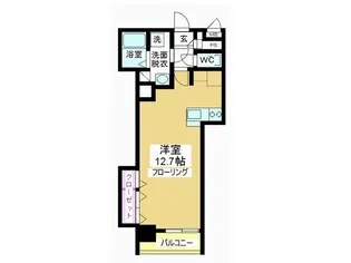 かぁりす本川越【1階】の間取り