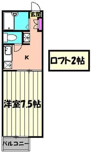 スターロッジ 2号館【2階】の間取り