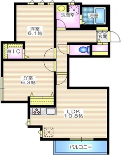 メゾン プラージュ【2階】の間取り