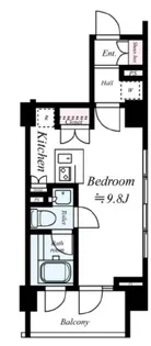 ルモーデ亀戸【4階】の間取り