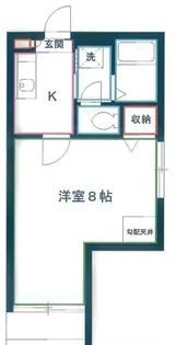 アベリア武蔵野【2階】の間取り