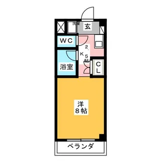 ロゼーリマンション【1階】の間取り