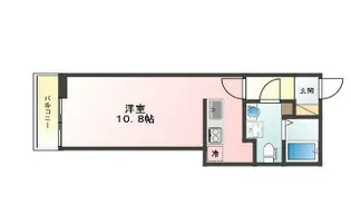 Glanz東瑞江【2階】の間取り