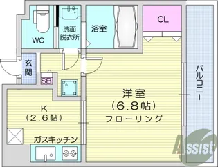 HF仙台レジデンスEAST【10階】の間取り