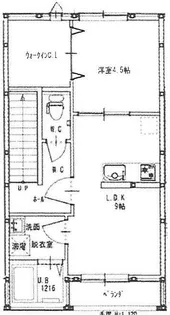 ルミウス延喜B棟【2階】の間取り