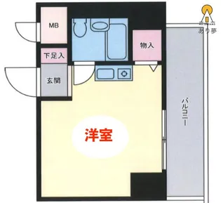 ライオンズマンション伊勢佐木町西第二【5階】の間取り