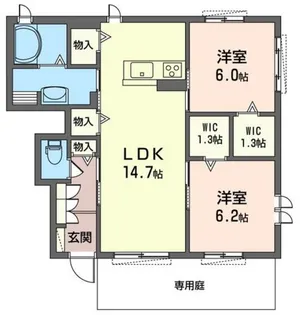 ShaMaison アヴニール【1階】の間取り
